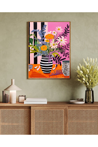 woodhomeworks Tek Parça Salon Ofis Dekor Tablo Ttk