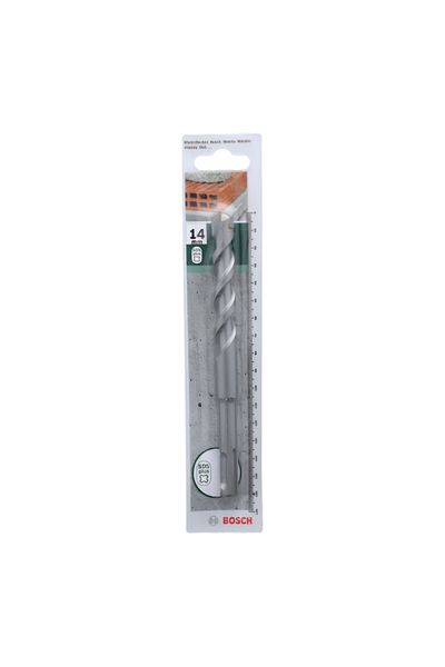 Bosch Flute Shape Tungsten Carbide SDS Plus Drill Bit Grey 14 x 160mm