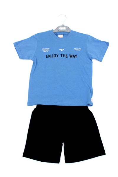 DMB KİDS Set pantaloni scurți din bumbac pieptănat Dmb pentru băiat DMB-7649