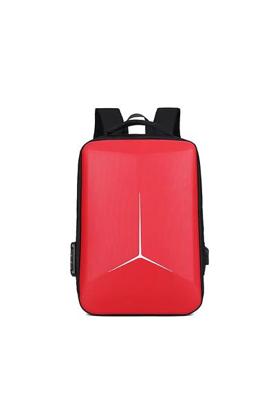 delis Unisex backpack, Lorcan GT3749, USB port, Red
