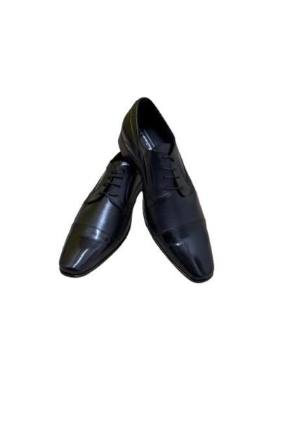 Antonelli Pantofi eleganți bărbătești, Negri lăcuiti, Piele naturală, Mărimea 44