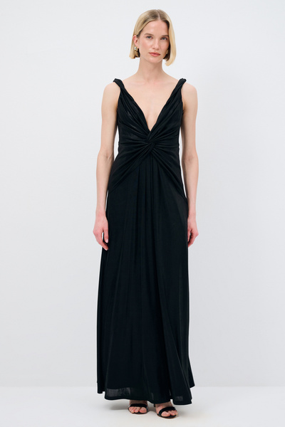 adL Mert Aslan Drapeli Örme Elbise