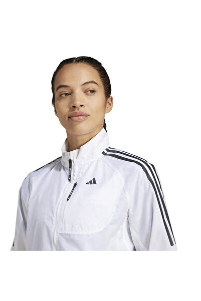 adidas Own The Run Kadın Beyaz Dik Yaka Ceket