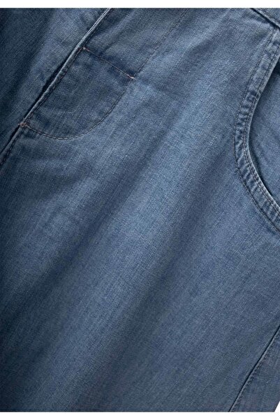 Cigit Fusta Lungă Denim 3-8 Ani Albastru