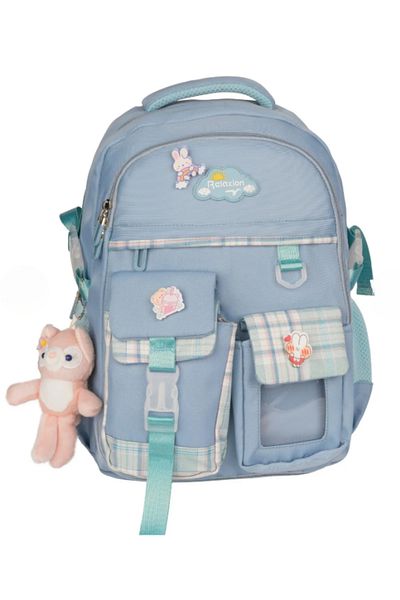 Benittokids Rucsac de școală Relaxion cu 7 compartimente, suport pentru spate, accesorii, compartiment interior, organizator, design 1450