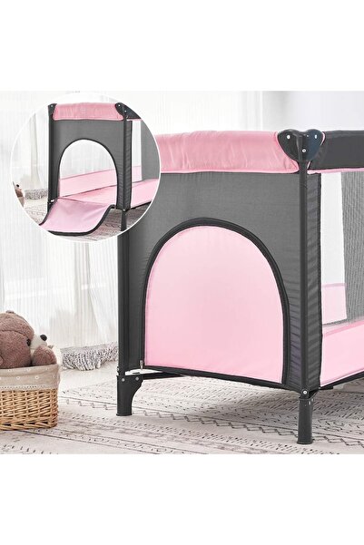 indiggo 2-in-1 Multifunctional Travel Crib and Playpen KiddoTrip™