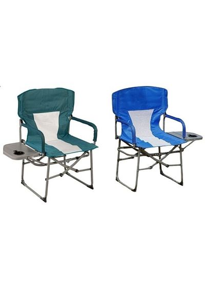Generic Camping chair set consisting of two chairs, a folding chair with a side table, and a picnic bench