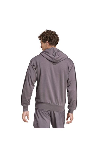 adidas 3S ft Men's Gray Hooded Sweatshirt
