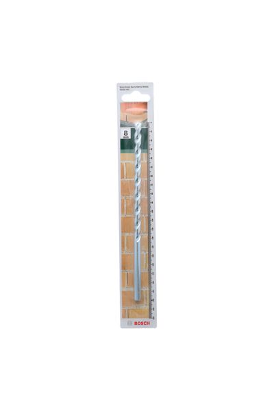 Bosch Impact-Resistant Tungsten Carbide Tip Masonry Drill Bit Silver 8 x 200mm