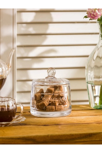 LC Waikiki LCW HOME Renksiz Cam Kapaklı Şekerlik 9 cm