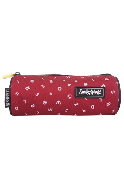Lamonza Smiley Type Evolution cylindrical pencil case 21x8x8 cm