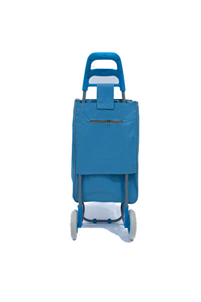 Master Geantă de cumpărături cu cărucior, Master, 2 roți, 38 l, albastră