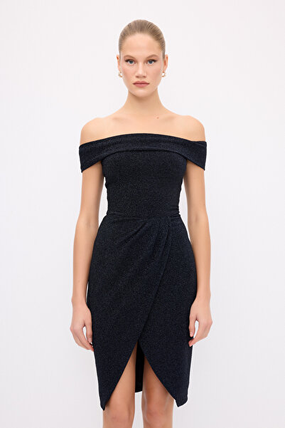 adL Night Zoom Düşük Omuz Elbise