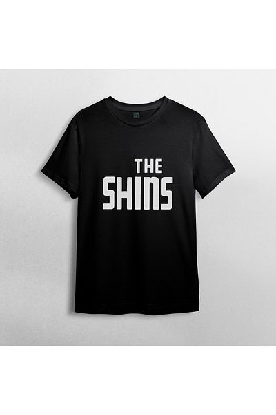 Pixxa The Shins Unisex 100% Cotton Crew Neck T-Shirt Model 1