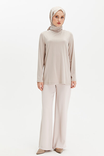 Setrms Yüksek Bel Krep Pantolon