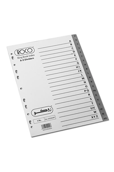 Roco فاصل الفهرس A4 - قطع علامات التبويب 1/26، نوع علامات التبويب A-Z