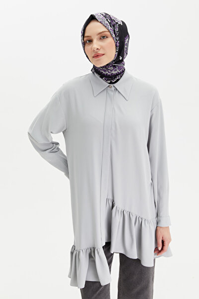 Setrms Asimetrik Oversize Tunik
