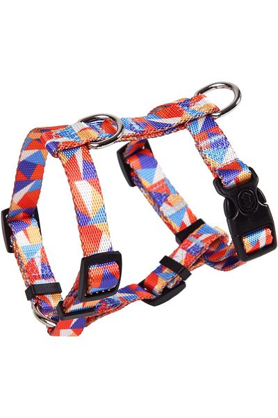 Astorpet dog harness, polyester/metal, multicolor, L