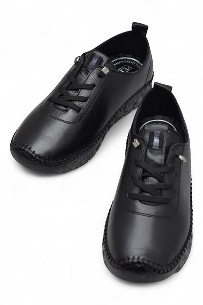 ISPARTALILAR 9050 Full Orthopedic Sole Daily Genuine Leather Women's Shoes Women's Shoes
