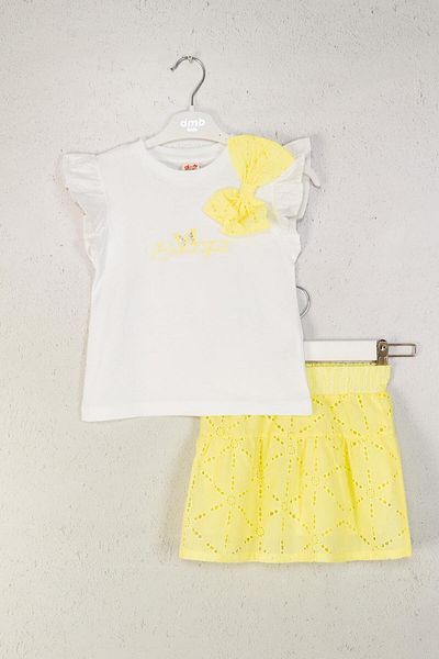 DMB KİDS Dmb Girl's Bow Suit Dmb-0486