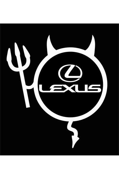 Image Car sticker, IMAGE, Dracusor LEXUS, white, 19 x 21 cm