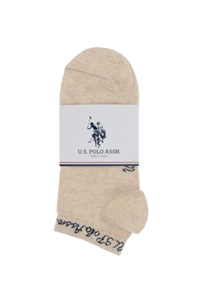 U.S. Polo Assn. Kadın Krem Çorap 50304396-VR071