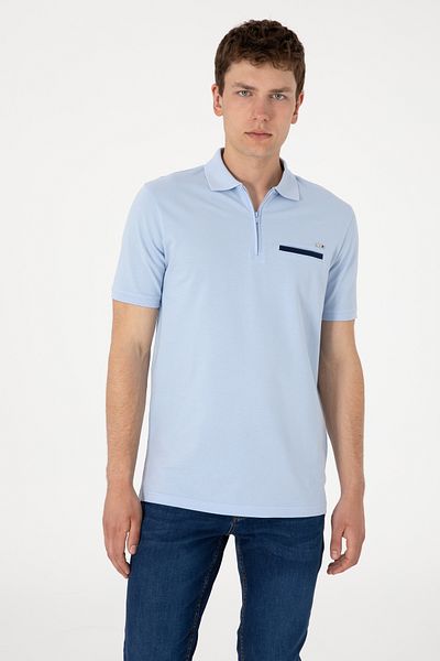 U.S. Polo Assn. Men's Light Blue T-Shirt 50306788-Vr003