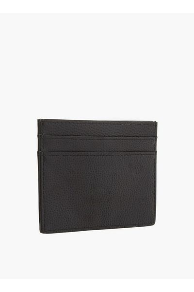 Duchini Men's Textured Cardholder with Open Top