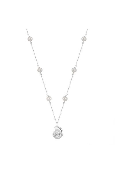 delis Lantisor argint 925, JW1540, model scoica, placat cu rodiu