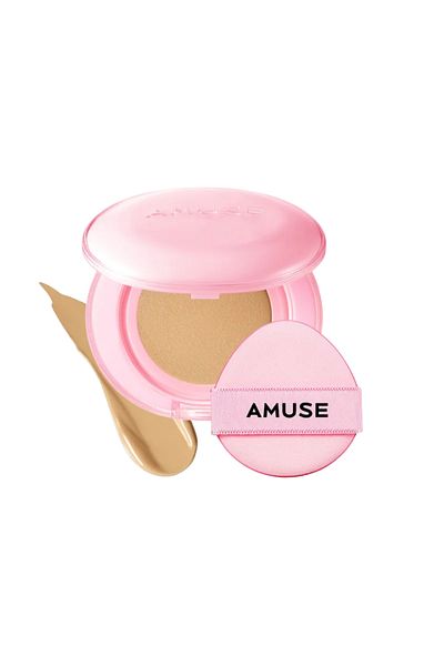 Amuse Dew Power Vegan Cushion SPF 50+ PA++++ #03 Honey 15 g - cushion foundation