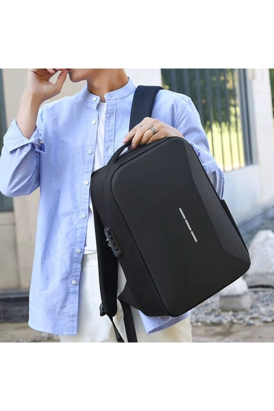 delis Unisex backpack, Orien GT3756, USB port, Blue