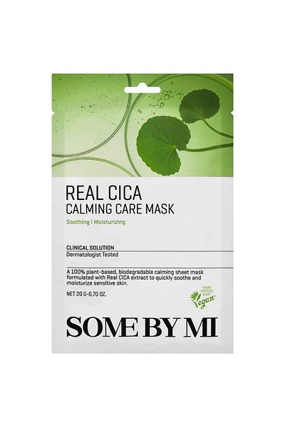 Some By Mi Real Cica Calming Care Mask 20 g - soothing face mask