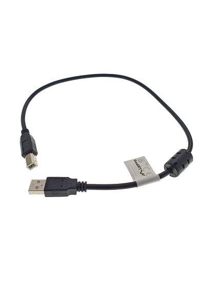 Lanberg USB 2.0 printer cable, Lanberg 42865, length 50cm, with ferrite core, black