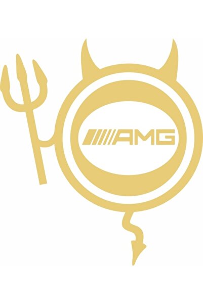 Image Sticker auto, IMAGE, Dracusor AMG, auriu, 19 x 21 cm