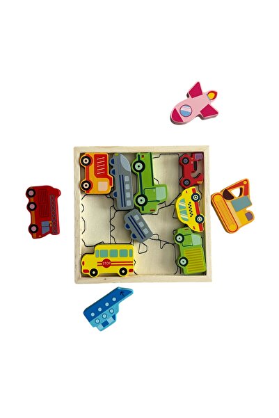 Store MokuToys Ahşap Araçlar Yapboz