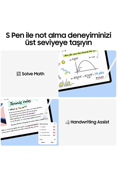 Samsung Galaxy Tab S10 Fe 128Gb 8GB-10.9''Android Tablet (Samsung Türkiye Garantili)