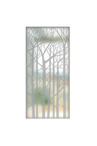media Decorative window film 6 floral, 1 m x 2.1 m
