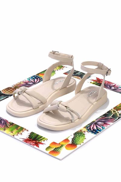 Bambi Beige Damensandalen K 05875100509