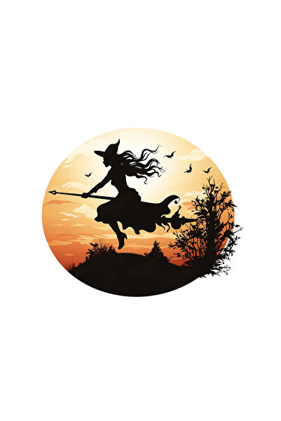 INOVATIX Set de 8 piese, Vrăjitoare pe o coadă de mătură, INOVATIX®. 6 cm