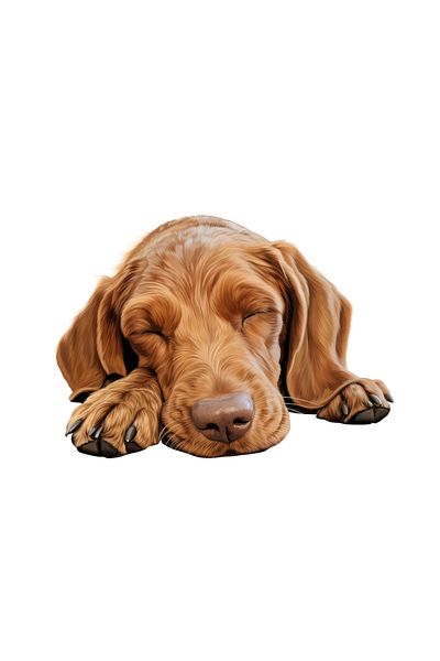 INOVATIX Set de 8 bucăți, autocolant Vizsla cu păr sârmos, INOVATIX®. 6 cm