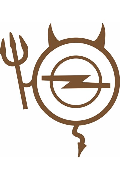 Image Sticker auto, IMAGE, Dracusor OPEL, cupru, 23 x 17 cm