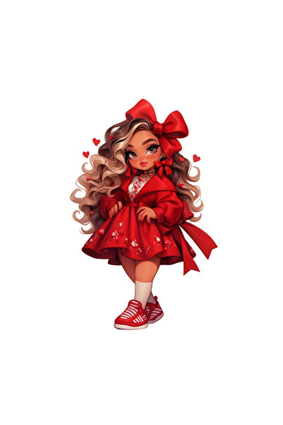 INOVATIX Σετ 8 τεμαχίων, αυτοκόλλητο κοριτσιού Αγίου Βαλεντίνου με Αθλητικό π...