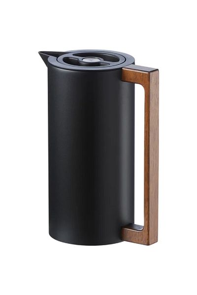 Parfait High Quality Contemporary Design Vacuum Flask Black and Brown 1 Liter