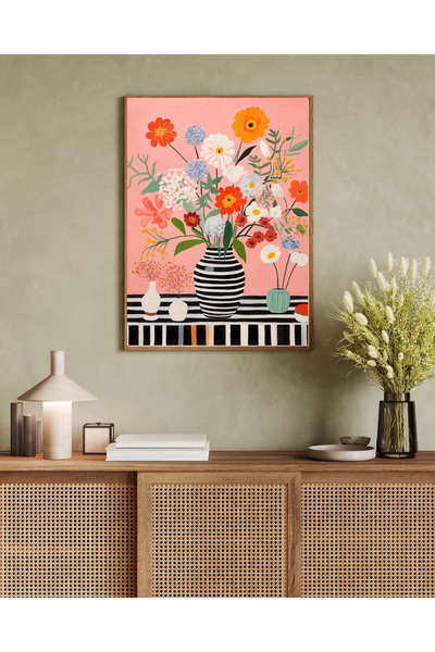 woodhomeworks Tek Parça Salon Ofis Dekor Tablo Ttk