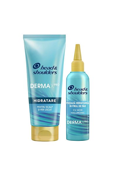 Head&Shoulders Set Balsam de par Head & Shoulders Derma X Pro Hydration 200 ml, si Tratament 145 ml