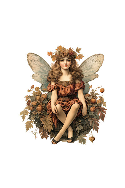 INOVATIX Set de 8 bucăți, autocolant Zâna Fructelor, INOVATIX®. 6 cm