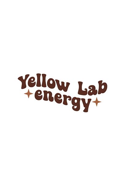 INOVATIX Set of 8 pieces, Sticker Yellow Lab Energy, INOVATIX®. 6 cm