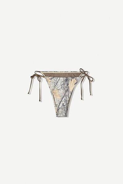 Bershka Printed bikini bottoms