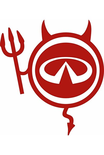 Image Sticker auto, IMAGE, Dracusor INFINITI, rosu, 19 x 21 cm