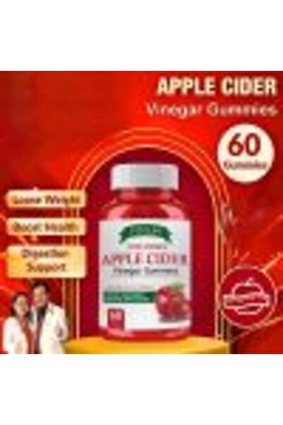 Fitgum Extra Strength Apple Cider Vinegar 60 Organic Gummies